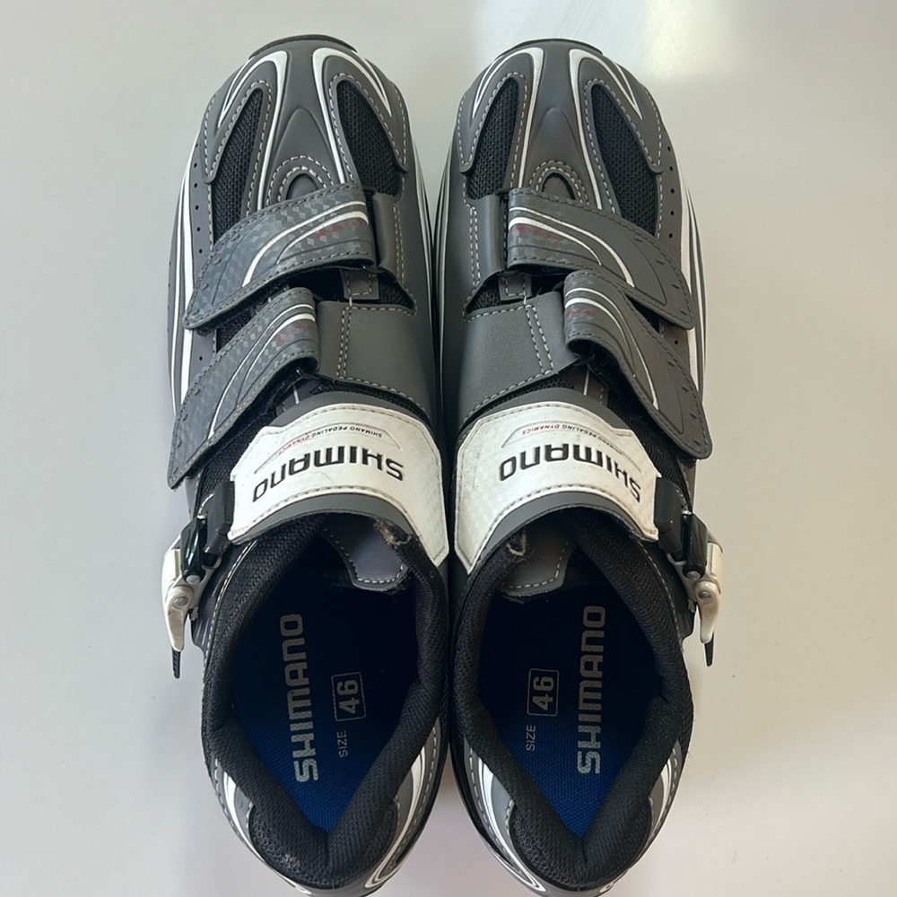 Shimano SPD SH-M087G gray US men's size 12 / EUR 46 Cycling Spin Bike Shoes